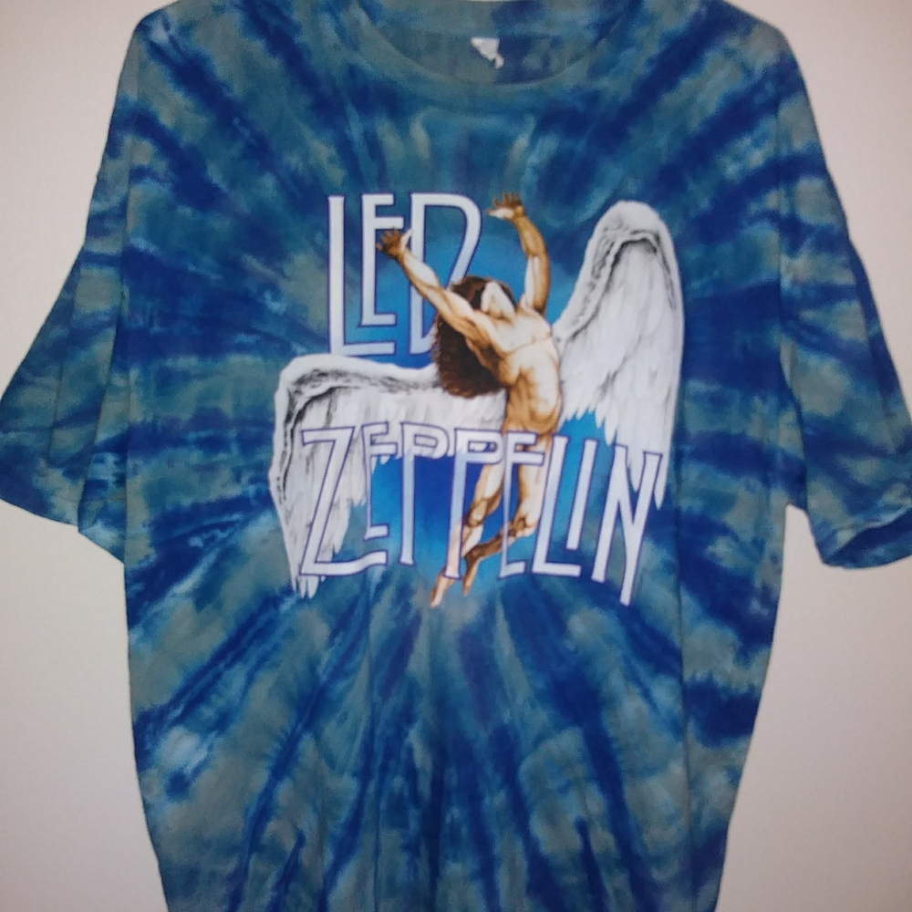 Rare Mens XL Led Zeppelin Tie dye Shirt.